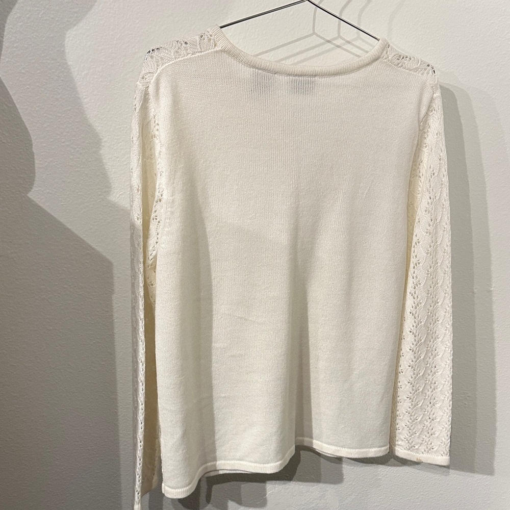 VTG delicate knit Lace Women's cardigan - Picture 8 of 9